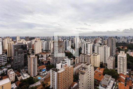 Varanda - Vista de apartamento para alugar com 2 quartos, 70m² em Pinheiros, São Paulo