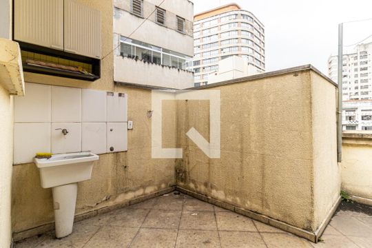 Área de Serviço de apartamento à venda com 1 quarto, 77m² em República, São Paulo