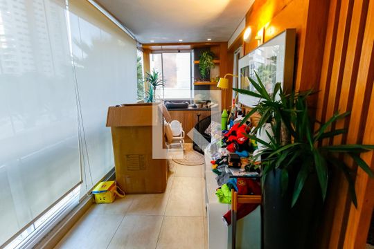 Varanda gourmet de apartamento à venda com 4 quartos, 165m² em Vila Andrade, São Paulo