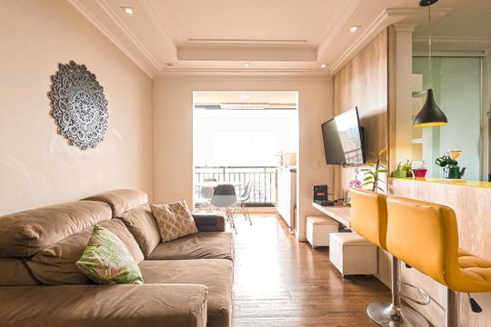 Sala de apartamento para alugar com 2 quartos, 60m² em Picanço, Guarulhos