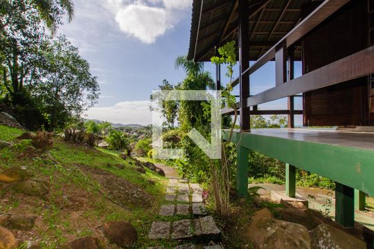Área externa de casa de condomínio para alugar com 2 quartos, 150m² em Rio Tavares, Florianópolis