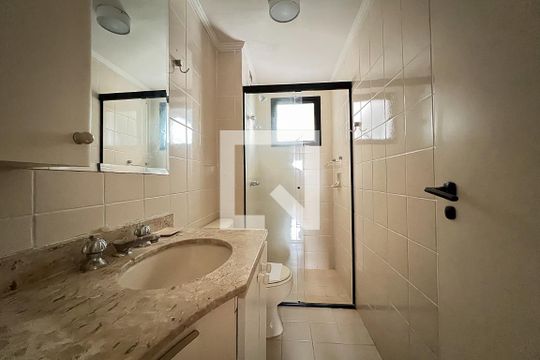 Banheiro Social de apartamento para alugar com 3 quartos, 115m² em Vila Leopoldina, São Paulo