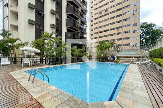 Piscina de apartamento para alugar com 1 quarto, 42m² em Jardim Paulista, São Paulo