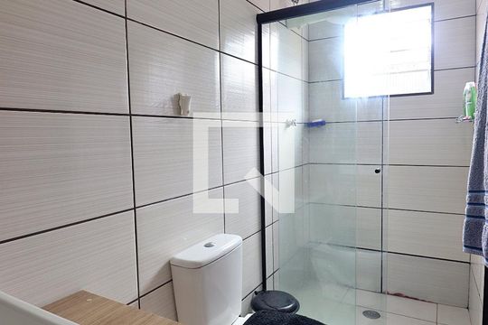 Banheiro do Quarto 1 - Suíte de casa à venda com 2 quartos, 108m² em Parque Erasmo Assunção, Santo André