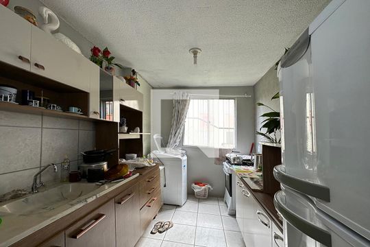 Cozinha  de apartamento para alugar com 2 quartos, 60m² em Marechal Rondon, Canoas