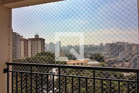 Sacada da Sala  de apartamento à venda com 2 quartos, 54m² em Jardim Olavo Bilac, São Bernardo do Campo