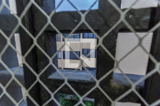 Vista da Área de Serviço de apartamento à venda com 2 quartos, 63m² em Vila Scarpelli, Santo André
