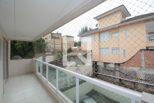 Varanda da Sala de apartamento à venda com 3 quartos, 110m² em Vila Valqueire, Rio de Janeiro