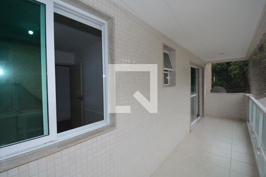 Varanda da Sala de apartamento à venda com 3 quartos, 110m² em Vila Valqueire, Rio de Janeiro