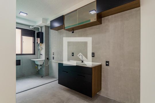 Cozinha de apartamento à venda com 2 quartos, 40m² em Vila Plana, São Paulo