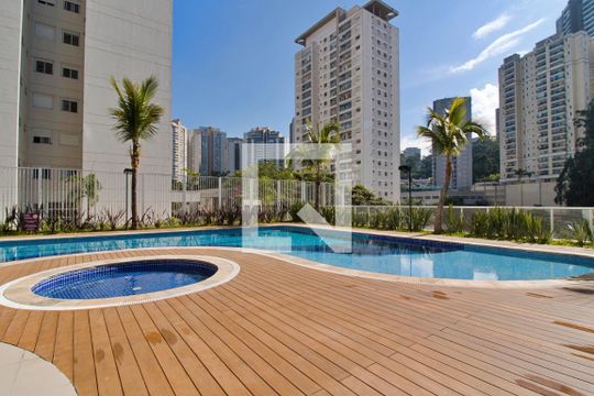 Área comum - Piscina de apartamento para alugar com 2 quartos, 85m² em Vila Andrade, São Paulo