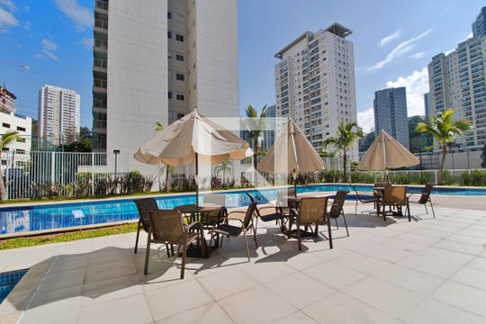 Área comum - Piscina de apartamento para alugar com 2 quartos, 85m² em Vila Andrade, São Paulo