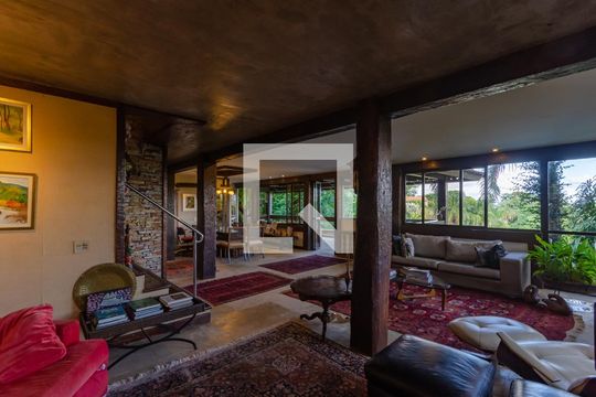 Sala de casa à venda com 5 quartos, 433m² em Jardim Atlântico, Belo Horizonte