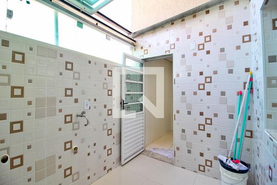 Área de Serviço de apartamento à venda com 2 quartos, 55m² em Parque Novo Oratório, Santo André