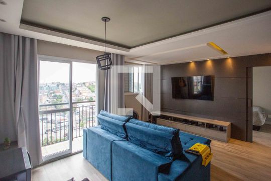 Sala de apartamento à venda com 1 quarto, 50m² em Centro, Diadema