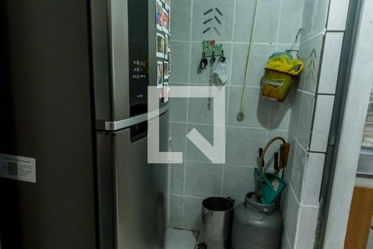 Cozinha de casa de condomínio à venda com 1 quarto, 67m² em Vila Nova, Porto Alegre