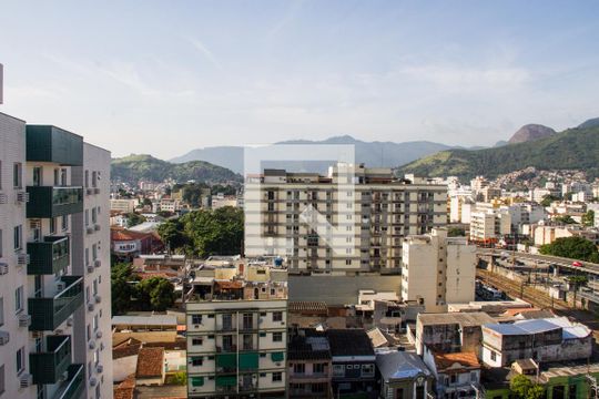 Varanda da Sala - Vista de apartamento à venda com 3 quartos, 90m² em Méier, Rio de Janeiro