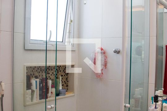 Banheiro da Suíte de apartamento à venda com 3 quartos, 90m² em Méier, Rio de Janeiro