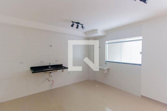 Sala/Cozinha e Área de Serviço de casa de condomínio à venda com 1 quarto, 33m² em Vila Prudente, São Paulo