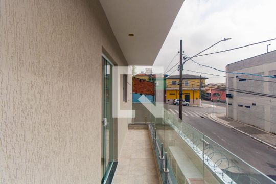 Varanda do Quarto 1 de casa de condomínio à venda com 2 quartos, 44m² em Vila Prudente, São Paulo
