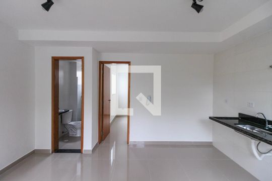 Sala/Cozinha de apartamento para alugar com 1 quarto, 33m² em Vila Prudente, São Paulo