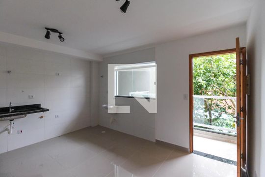 Sala/Cozinha de apartamento para alugar com 1 quarto, 33m² em Vila Prudente, São Paulo