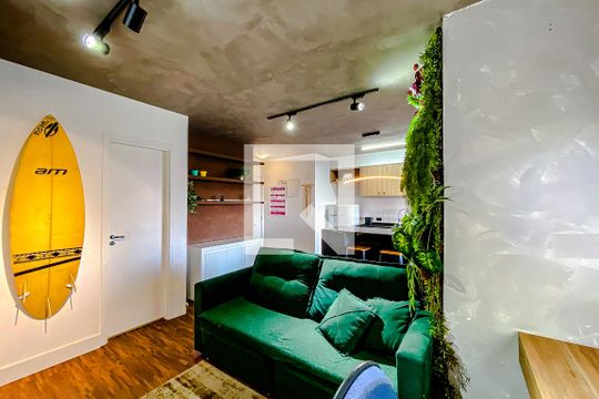Sala de apartamento para alugar com 1 quarto, 50m² em Brás, São Paulo