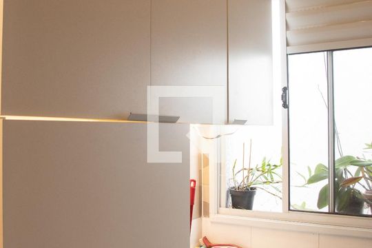 Cozinha e Área de Serviço de apartamento para alugar com 1 quarto, 34m² em Vila Dom Pedro Ii, São Paulo