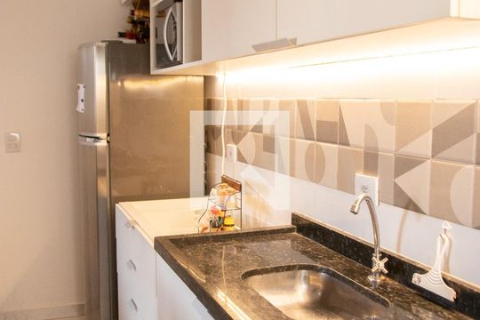 Cozinha e Área de Serviço de apartamento para alugar com 1 quarto, 34m² em Vila Dom Pedro Ii, São Paulo