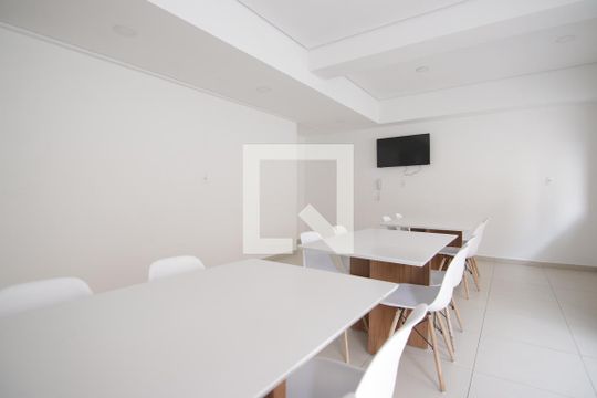 Área comum - Salão de festas de apartamento à venda com 1 quarto, 33m² em Vila Ré, São Paulo