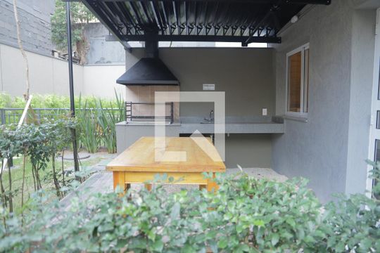 Área comum - Churrasqueira de kitnet/studio para alugar com 1 quarto, 24m² em Vila Mariana, São Paulo
