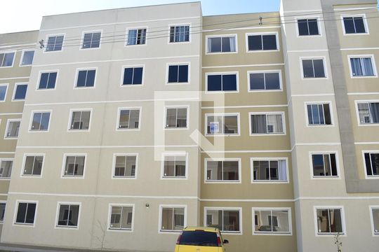 Fachada do bloco de apartamento para alugar com 2 quartos, 41m² em Campo Grande, Rio de Janeiro