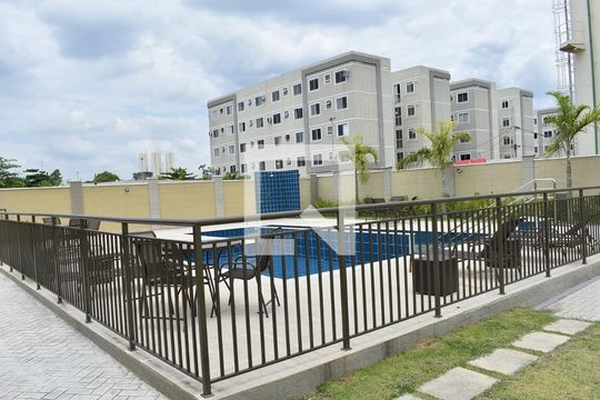 Área comum - Piscina de apartamento para alugar com 2 quartos, 41m² em Campo Grande, Rio de Janeiro