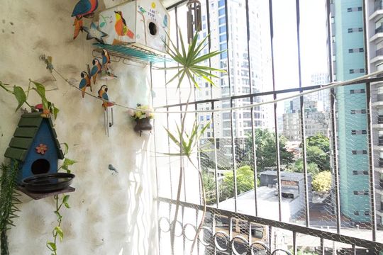 Varanda  de apartamento à venda com 2 quartos, 68m² em Vila Olímpia, São Paulo
