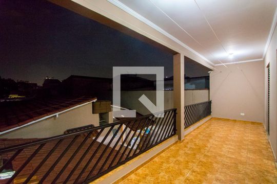 Varanda do quarto 2 e 3 de casa à venda com 3 quartos, 293m² em Jardim Ocara, Santo André