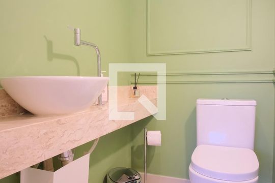 Lavabo de apartamento para alugar com 3 quartos, 165m² em Chácara Califórnia, São Paulo