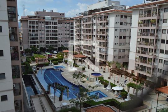 Vista da Varanda  de apartamento à venda com 3 quartos, 87m² em Taquara, Rio de Janeiro