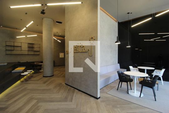 Área Comum - Coworking de kitnet/studio para alugar com 1 quarto, 44m² em Vila Olímpia, São Paulo