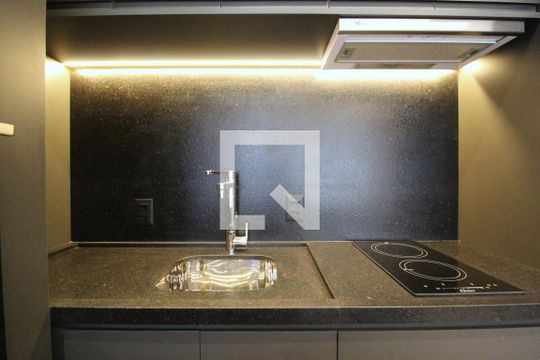 Cozinha de kitnet/studio para alugar com 1 quarto, 44m² em Vila Olímpia, São Paulo