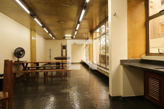 Área comum - Churrasqueira de apartamento à venda com 4 quartos, 245m² em Vila Gilda, Santo André