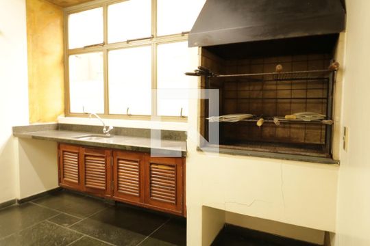 Área comum - Churrasqueira de apartamento à venda com 4 quartos, 245m² em Vila Gilda, Santo André