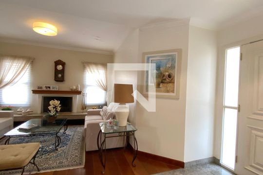 Sala 1 de casa de condomínio para alugar com 4 quartos, 560m² em Alphaville Residencial Zero, Barueri