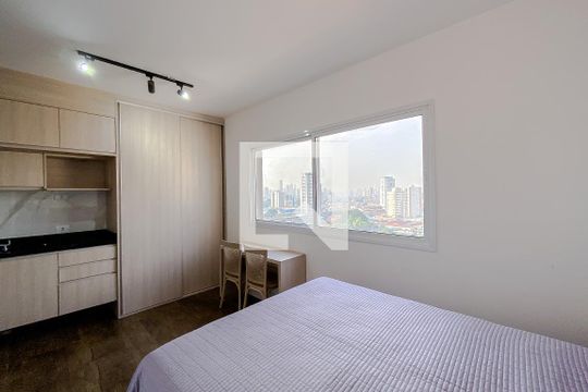 Sala/Quarto de kitnet/studio à venda com 1 quarto, 21m² em Belenzinho, São Paulo