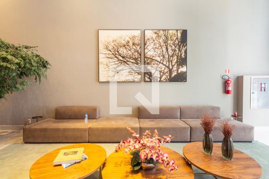 Hall Social de apartamento à venda com 2 quartos, 50m² em Indianópolis, São Paulo