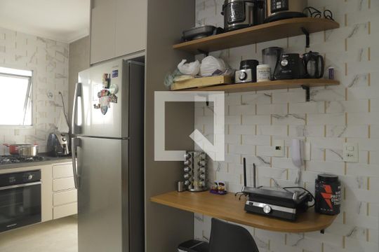 Cozinha de apartamento à venda com 4 quartos, 140m² em Vila Monte Alegre, São Paulo