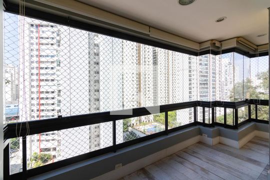 Varanda de apartamento para alugar com 3 quartos, 112m² em Brooklin Paulista, São Paulo