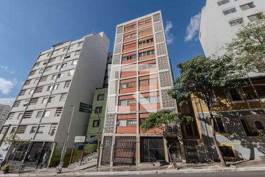 Fachada de apartamento à venda com 1 quarto, 50m² em Bela Vista, São Paulo