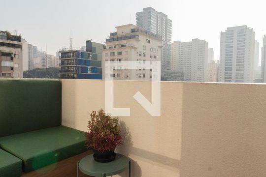 Varanda de apartamento para alugar com 1 quarto, 52m² em Pinheiros, São Paulo
