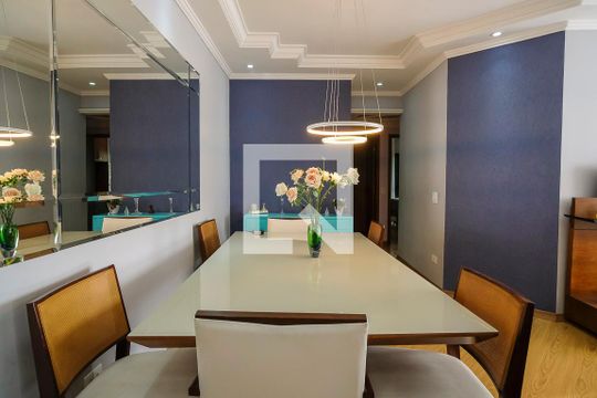 Sala de Jantar de apartamento à venda com 3 quartos, 98m² em Vila Caminho do Mar, São Bernardo do Campo