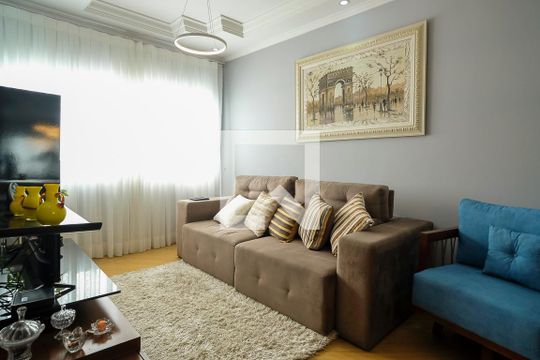 Sala de apartamento à venda com 3 quartos, 98m² em Vila Caminho do Mar, São Bernardo do Campo
